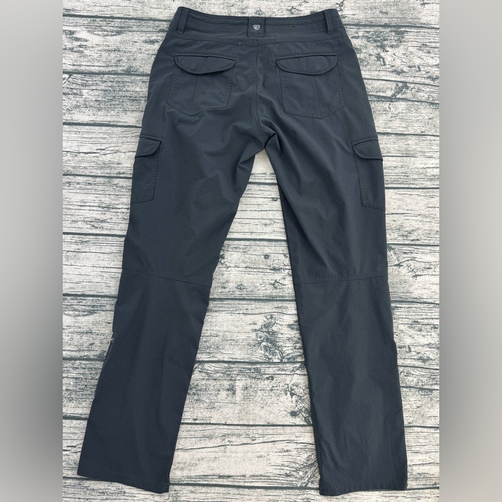 kühl Women's Splash Roll-up, Dark Gray Straight Leg Cargo Pants, Size 8 Regular - Picture 13 of 16